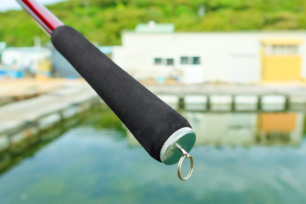 海上釣り堀用ロッド「みん釣りロッド 喰い込み 脈 B350L-4」の写真